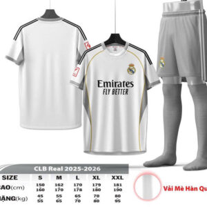 . Áo thi đấu real marid