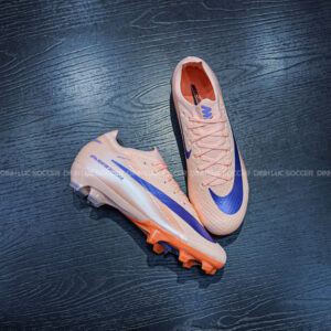 Giày đá bóng giày đá bóng nike mercurial air zoom (hồng cam phối tím)